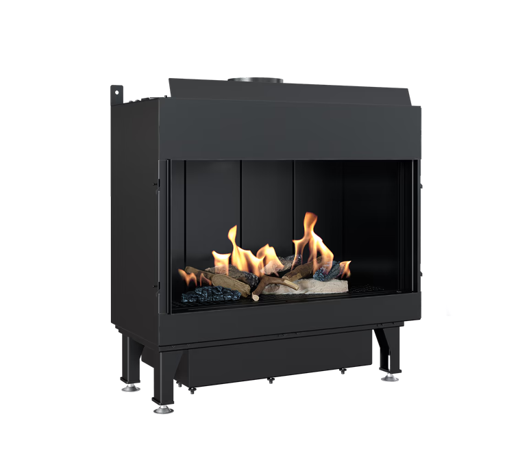 KRATKI LEO 70 frontowy gaz ziemny ∅ 100/150 6,1 kW