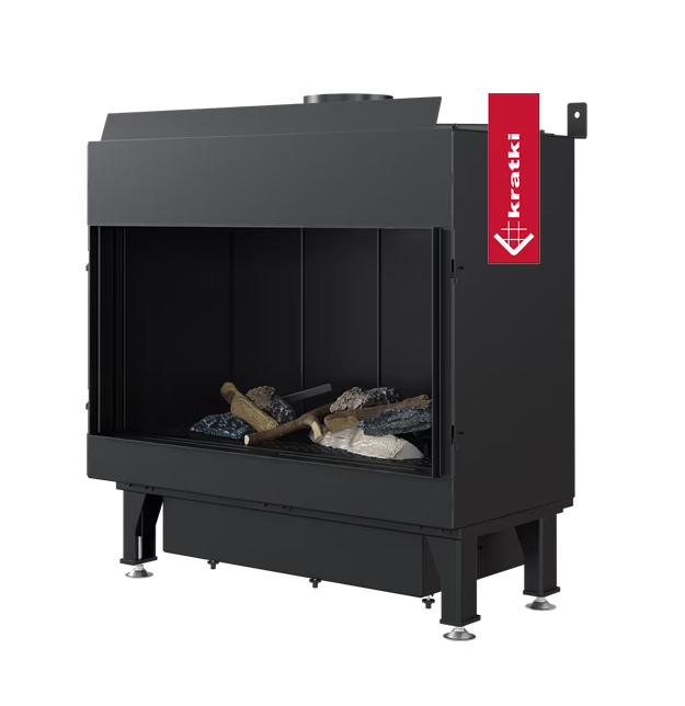 KRATKI LEO 70 frontowy gaz ziemny ∅ 100/150 6,1 kW - obrazek 2