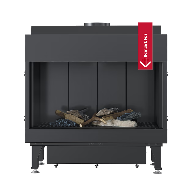 KRATKI LEO 70 frontowy gaz ziemny ∅ 100/150 6,1 kW - obrazek 3