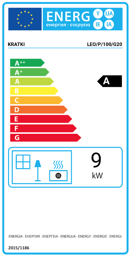 KRATKI LEO 100 LEWY / PRAWY gaz ziemny ∅ 100/150 9 kW - obrazek 9
