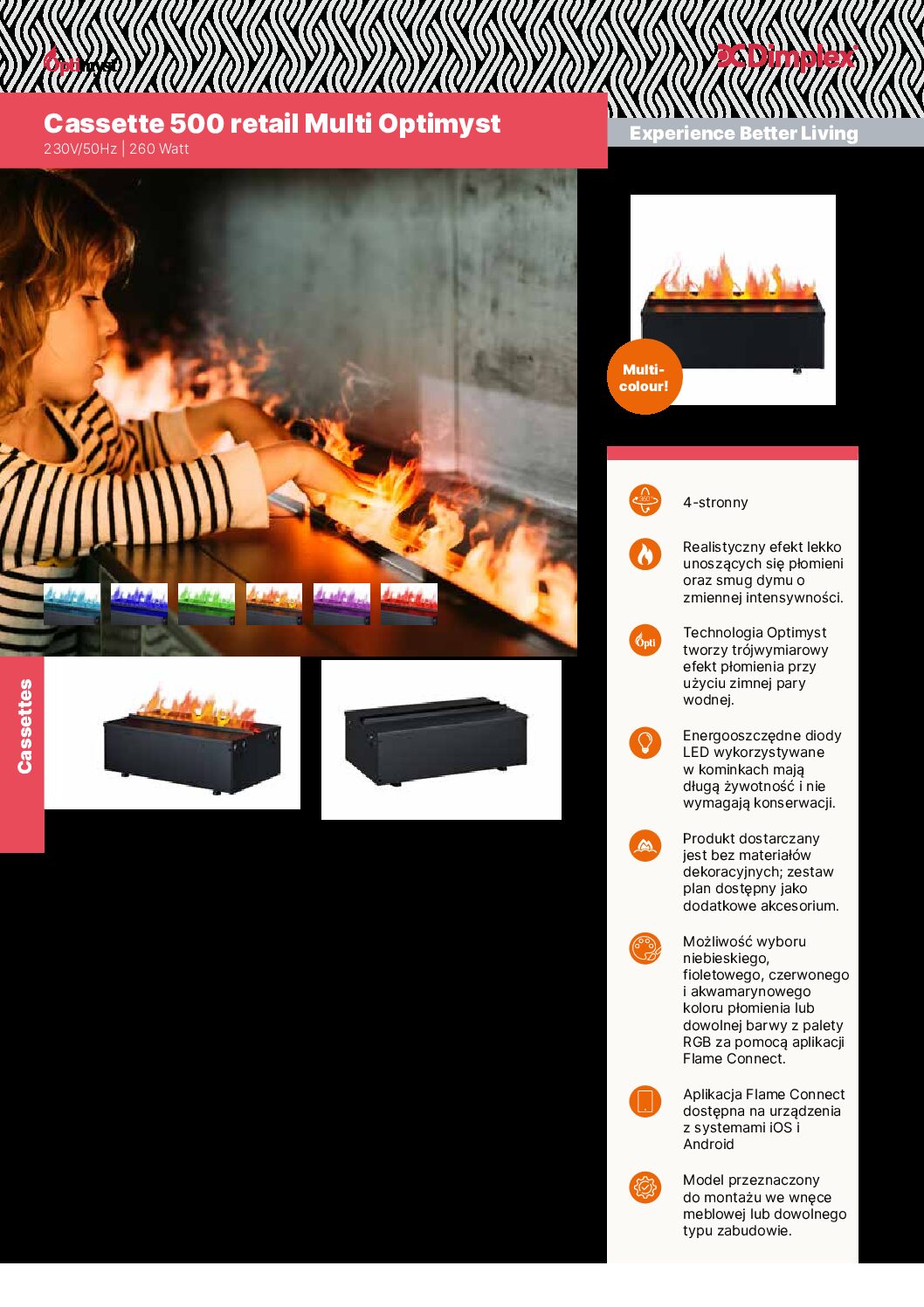 KASETA 500 R MULTI OPTIMYST – moduł 3D LED i zimną parą wodną - obrazek 4